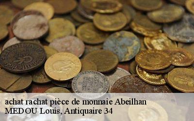 achat rachat pièce de monnaie  34290