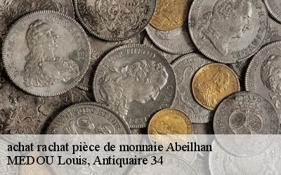 achat rachat pièce de monnaie  34290