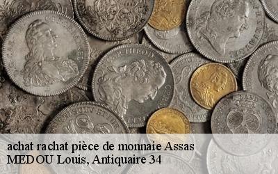 achat rachat pièce de monnaie  34820